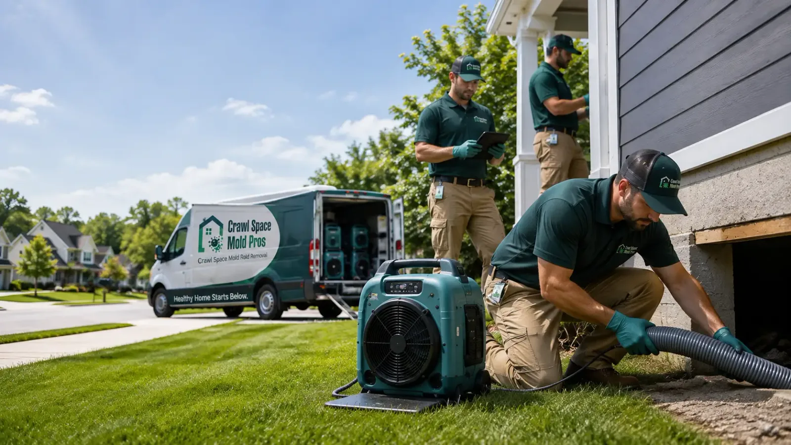 Crawl Space Mold Removal in Bridgeport, IL